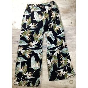 Pineapples Designed In Hawaii Birds Of Paradise Women's M Palazzo Wide Leg Pants